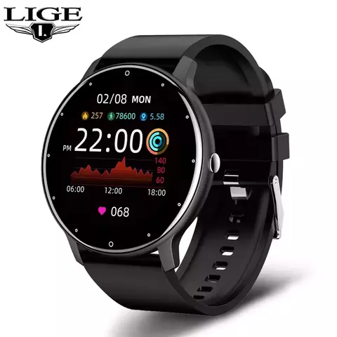 Relógio Inteligente Smartwatch LIGE com Tela de Toque Completa! - comprar online
