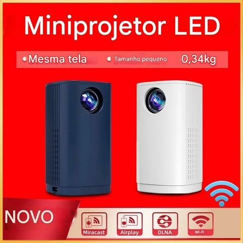 Mini Projetor Inteligente Portátil zhnuwie – A Magia do Cinema em Casa! - comprar online