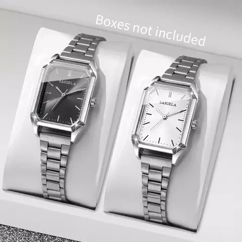 Conjunto de 2 Relógios Femininos Fashion & Casual com Movimento de Quartzo - Pulseira de Liga e Design Elegante - comprar online