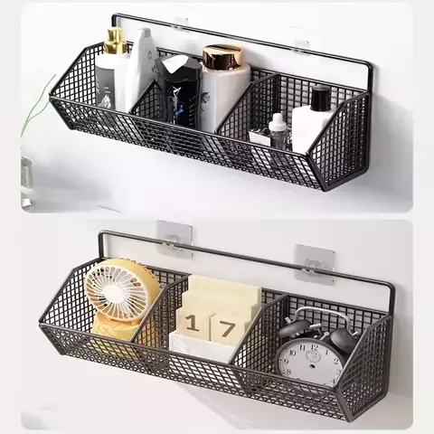 Cesto de armazenamento de cozinha montado em parede - o guardião oficial das suas cebolas, gengibres e alhos! - comprar online