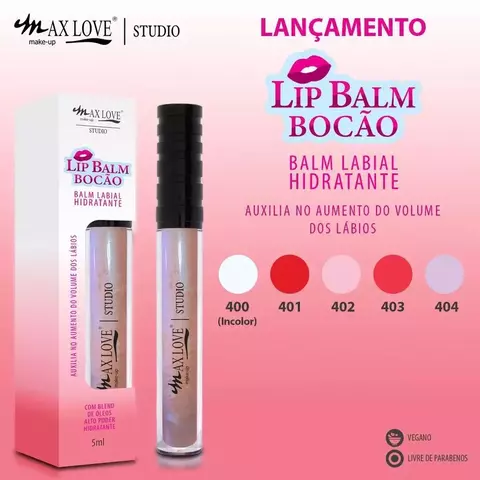 Bálsamo Labial Bocão Hidratante Max Love: O Segredo para Lábios Irresistíveis! - comprar online