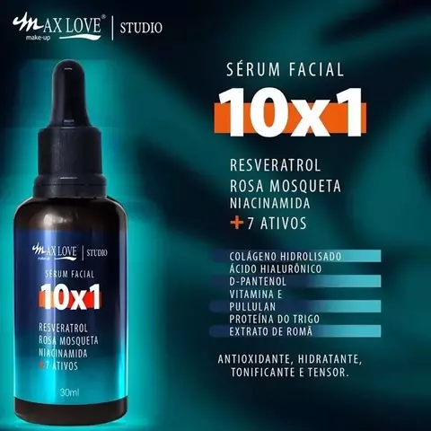 Kit c/ 3 Sérum Facial 10x1 Max Love: O Segredo Para Uma Pele Radiante! - comprar online