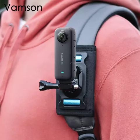 Suporte Clipe Mochila Rotativa 360 Grau, Braçadeira de Montagem Acessório Prem - comprar online