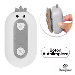 CEPILLO CON VAPOR Y CARDINA BEEPAW GROOM-E