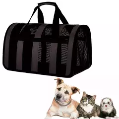 BOLSO TRANSPORTADOR RAYADO PARA MASCOTAS BEEPAW MEDIUM - HitPaw