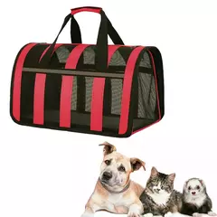 BOLSO TRANSPORTADOR RAYADO PARA MASCOTAS BEEPAW MEDIUM