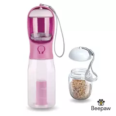 BOTELLA DISPENSADORA DE AGUA, COMIDA Y BOLSAS BEEPAW - tienda online