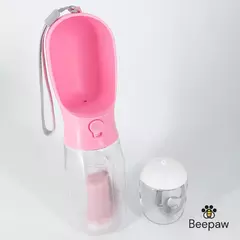 Imagen de BOTELLA DISPENSADORA DE AGUA, COMIDA Y BOLSAS BEEPAW