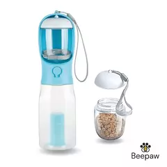 Imagen de BOTELLA DISPENSADORA DE AGUA, COMIDA Y BOLSAS BEEPAW