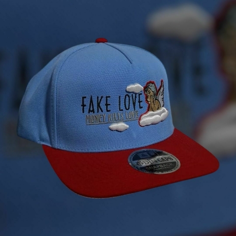 Gorra bordada fake love - comprar en línea