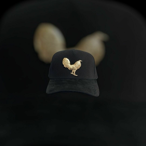 GORRA ODIN VISERA GAMUZA METALICO GALLO