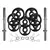 Kit com Barras de Halteres e Anilhas de Ferro Fundido - 12 Kg - comprar online