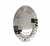 BANDEJA DE MELAMINA OVAL ESPIRALES 25X18CM - 41405/4210/D-1027