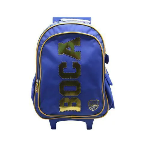 MOCHILA 16" CON CARRO BOCA JUNIORS CRESKO - BO387
