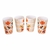 VASOS PLASTICO CARAMEL 400CC X4 UNIDADES - 4944
