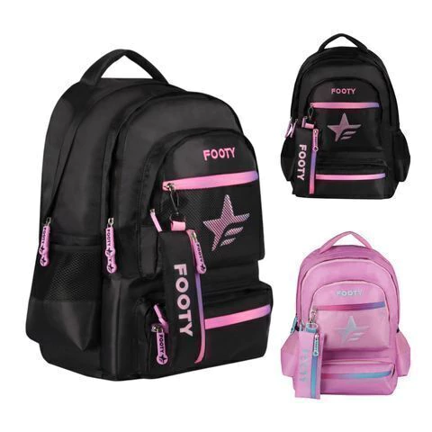 MOCHILA 18" ESPALDA BIG KIDS STAR X UNIDAD COLORES SURTIDOS FOOTY - F1043