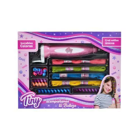 TRENZADOR CON ACCESORIOS EN CAJA 28X21X4CM - 53877