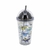 VASO ACRILICO CON TAPA DOMO Y SORBETE 450CC X UNIDAD TRENDY - 19026