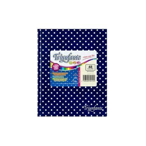 CUADERNO 19X24 RAYADO 48H T/D 123 LUNAR TRIUNFANTE