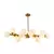 PENDENTE LUNA RETANGULAR 54x86x42CM METAL E VIDRO DOURADO E FOSCO - LUMAVI 5054 - comprar online