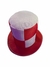 Sombrero Fiesta rojo y blanco