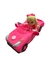 Adorno porcelana Barbie Auto rosado