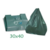 SACOLA REFORCADA VERDE 3KG 30x40