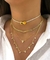 Colar Curto Pontos de Zircônias - Banho Ouro 18k na internet