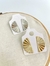 Brinco Leque - Banhado a Ouro 18k