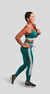 Legging Sabana Verde - Drop Black Green na internet