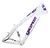 Quadro gios 4Trix Branco com roxo