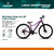 Bicicleta Aro 29 Pulse Feminina Câmbios importados 21v Freio Disco Lilas Brilho - comprar online