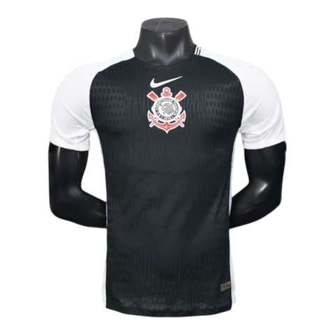 Camisa Timão II 25/26 - Jogador Nike Masculina - Preta e branca