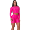Conjunto Top Manga Larga & Short Biker Shine - comprar en línea