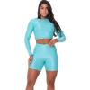 Conjunto Top Manga Larga & Short Biker Shine - comprar en línea