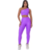 Conjunto Top Nula Manga & Legging Compresión con Bolsillo Lateral - comprar en línea