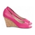 Anabela Plataforma Cunha Feminina - Classe Elegante
