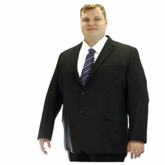 Terno Oxford Plus Size - Preto - loja online