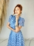 Vestido paete azul