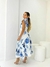 Vestido Laçarote Flores azuis na internet