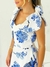 Imagem do Vestido Laçarote Flores azuis