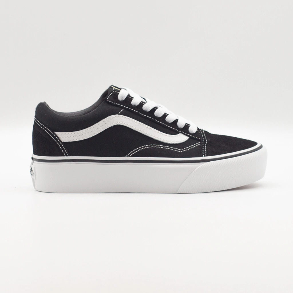 ZAPATILLA OLD SKOOL PLATFORM BLACK WHITE