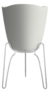 Maceta Tryas 26x30 Con Pie Metal - Floridis