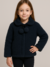 Casaco Infantil Preto de Lã Teddy Forrado (2017PT) - comprar online