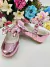 Sapatinho Rose Metalizado Com Lacinho Super Luxo (10515RM) - comprar online