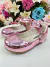 Sapatinho Rose Metalizado Com Lacinho Super Luxo (10515RM) - comprar online