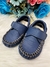 Sapatinho Mocassim Azul Marinho Com Velcro Príncipes (8114AM) na internet
