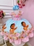 Vestido Infantil Moana Baby Florido Rosa Festas (5061RM) - comprar online