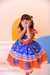 Fantasia Infantil Junino Laranja Colorido Luxo Festas (1326LA) - comprar online