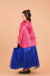 Fantasia Infantil Princesas Anna Frozen Com Capa Luxo Festas - Mundo da Marie
